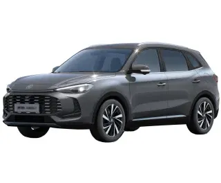 SZARY SUV MG ZS z 2026 r., HYBRYDA/BENZYNA, skrzynia biegów AUTOMATYCZNA 197KM, zdjęcie główne