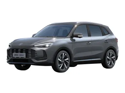 SZARY SUV MG ZS z 2026 r., HYBRYDA/BENZYNA, skrzynia biegów AUTOMATYCZNA 197KM, zdjęcie główne