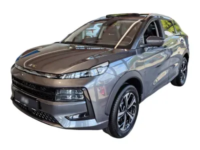 SZARY SUV JAC JS6 z 2026 r., BENZYNA, skrzynia biegów AUTOMATYCZNA 174KM, zdjęcie główne