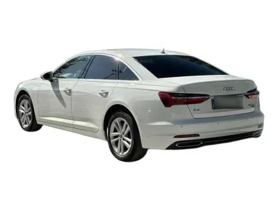 BIAŁY SEDAN AUDI A6 z 2022 r., DIESEL, skrzynia biegów AUTOMATYCZNA 204KM, zdjęcie 8 z 19