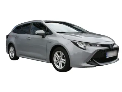 SZARY KOMBI TOYOTA COROLLA z 2021 r., HYBRYDA/BENZYNA, skrzynia biegów AUTOMATYCZNA 184KM, zdjęcie 14 z 15