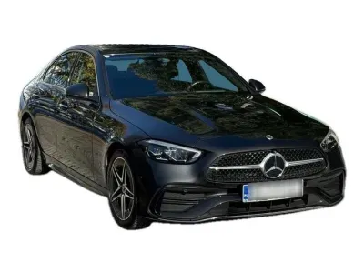 SZARY SEDAN MERCEDES C -KLASSE LIM z 2024 r., BENZYNA, skrzynia biegów AUTOMATYCZNA 193KM, zdjęcie 11 z 19