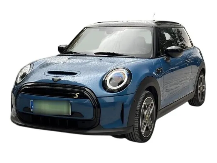 NIEBIESKI HATCHBACK MINI MINI z 2021 r., ELEKTRYCZNY, skrzynia biegów AUTOMATYCZNA 184KM, zdjęcie główne