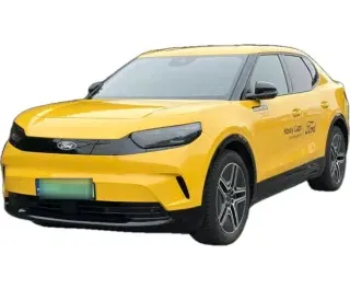 ŻÓŁTY SEDAN FORD CAPRI z 2025 r., ELEKTRYCZNY, skrzynia biegów AUTOMATYCZNA 286KM, zdjęcie główne