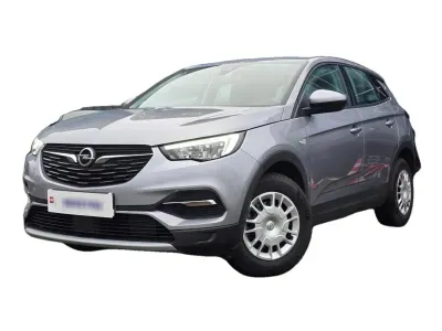 SZARY SUV OPEL GRANDLAND X z 2021 r., BENZYNA, skrzynia biegów AUTOMATYCZNA 130KM, zdjęcie główne