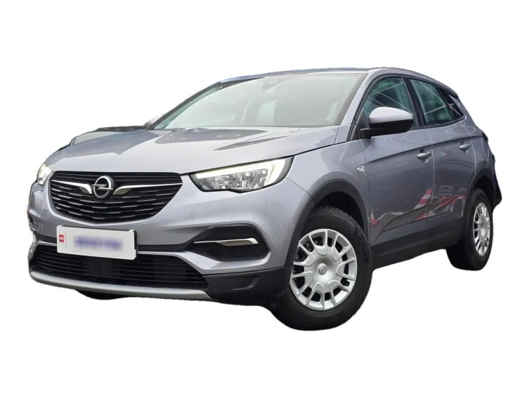 SZARY SUV OPEL GRANDLAND X z 2021 r., BENZYNA, skrzynia biegów AUTOMATYCZNA 130KM, zdjęcie główne