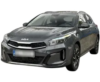 SZARY SUV KIA XCEED z 2024 r., HYBRYDA/BENZYNA, skrzynia biegów AUTOMATYCZNA 141KM, zdjęcie główne