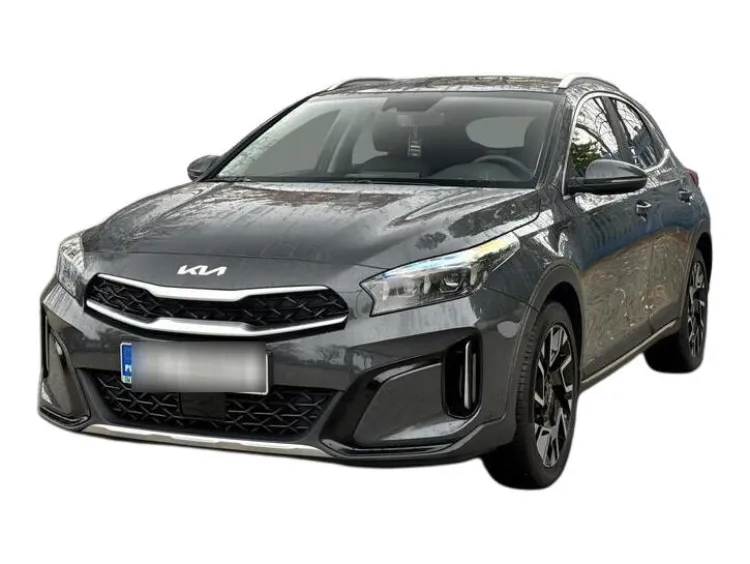 SZARY SUV KIA XCEED z 2024 r., HYBRYDA/BENZYNA, skrzynia biegów AUTOMATYCZNA 141KM, zdjęcie główne