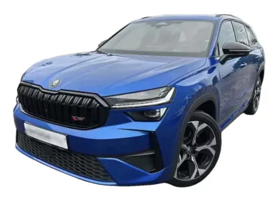 NIEBIESKI SUV SKODA KODIAQ z 2025 r., BENZYNA, skrzynia biegów AUTOMATYCZNA 245KM, zdjęcie główne