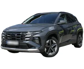 SZARY SUV HYUNDAI TUCSON z 2024 r., BENZYNA, skrzynia biegów AUTOMATYCZNA 159KM, zdjęcie główne