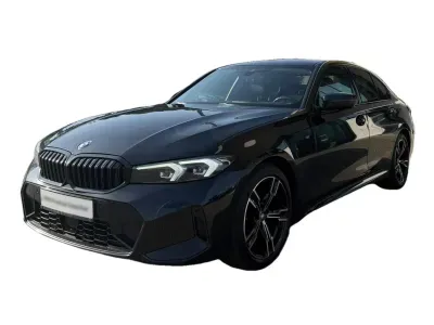 CZARNY SEDAN BMW 320 z 2023 r., DIESEL, skrzynia biegów AUTOMATYCZNA 190KM, zdjęcie 4 z 8