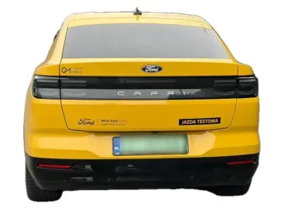 ŻÓŁTY SEDAN FORD CAPRI z 2025 r., ELEKTRYCZNY, skrzynia biegów AUTOMATYCZNA 286KM, zdjęcie 4 z 4