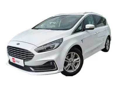 BIAŁY KOMBI FORD S-MAX z 2022 r., HYBRYDA/BENZYNA, skrzynia biegów AUTOMATYCZNA 190KM, zdjęcie główne