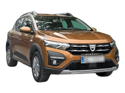 POMARAŃCZOWY HATCHBACK DACIA SANDERO III z 2022 r., BENZYNA, skrzynia biegów MANUALNA 90KM, zdjęcie 2 z 19