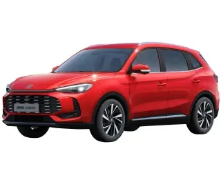 CZERWONY HATCHBACK MG ZS z 2026 r., HYBRYDA/BENZYNA, skrzynia biegów AUTOMATYCZNA 197KM, zdjęcie główne