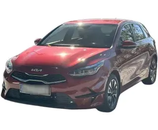 CZERWONY HATCHBACK KIA CEED z 2024 r., BENZYNA, skrzynia biegów AUTOMATYCZNA 140KM, zdjęcie główne