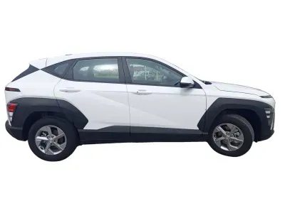BIAŁY SUV HYUNDAI KONA z 2025 r., HYBRYDA/BENZYNA, skrzynia biegów AUTOMATYCZNA 129KM, zdjęcie 9 z 11
