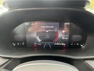 SREBRNY HATCHBACK SKODA FABIA z 2024 r., BENZYNA, skrzynia biegów MANUALNA 116KM, zdjęcie 17 z 19
