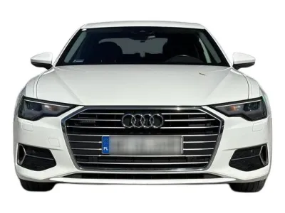 BIAŁY SEDAN AUDI A6 z 2022 r., DIESEL, skrzynia biegów AUTOMATYCZNA 204KM, zdjęcie 4 z 19