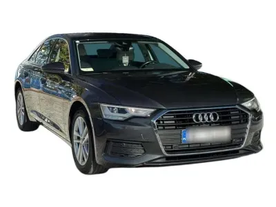 SZARY SEDAN AUDI A6 z 2022 r., DIESEL, skrzynia biegów AUTOMATYCZNA 163KM, zdjęcie 2 z 19