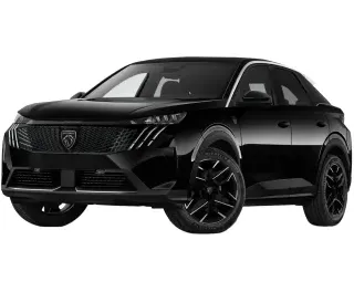 CZARNY SUV PEUGEOT 3008 GT EXCLUSIVE z 2026 r., HYBRYDA/BENZYNA, skrzynia biegów AUTOMATYCZNA 130KM, zdjęcie główne