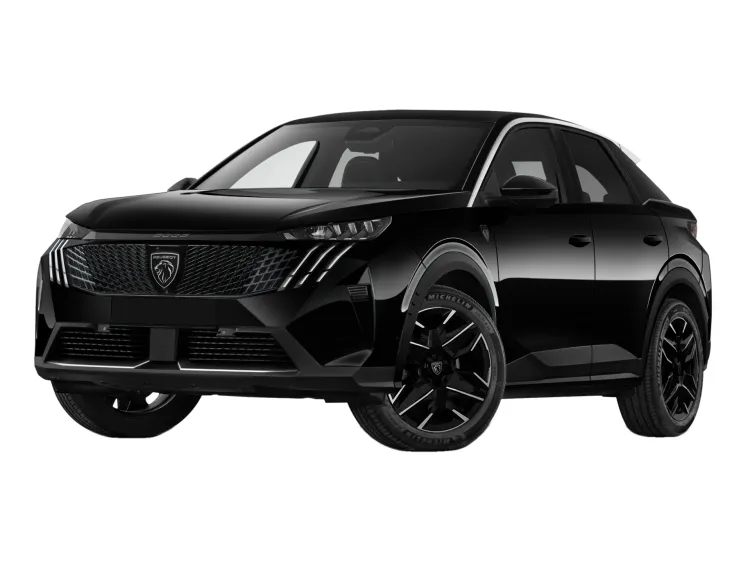 CZARNY SUV PEUGEOT 3008 GT EXCLUSIVE z 2026 r., HYBRYDA/BENZYNA, skrzynia biegów AUTOMATYCZNA 130KM, zdjęcie główne