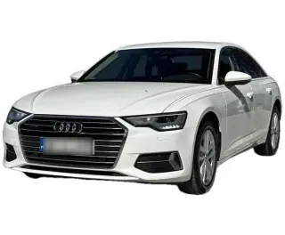 BIAŁY SEDAN AUDI A6 z 2022 r., DIESEL, skrzynia biegów AUTOMATYCZNA 204KM, zdjęcie główne