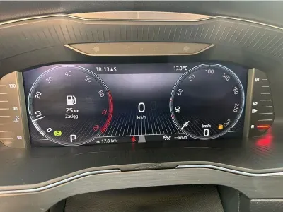 NIEBIESKI HATCHBACK SKODA SUPERB z 2021 r., BENZYNA, skrzynia biegów AUTOMATYCZNA 150KM, zdjęcie 3 z 19