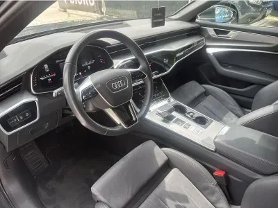 SZARY SEDAN AUDI A6 z 2022 r., DIESEL, skrzynia biegów AUTOMATYCZNA 204KM, zdjęcie 9 z 18