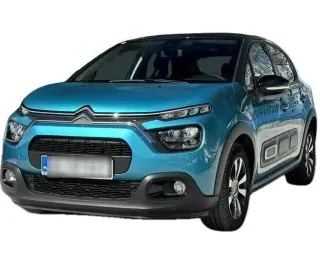 NIEBIESKI HATCHBACK CITROEN C3 z 2023 r., BENZYNA, skrzynia biegów AUTOMATYCZNA 110KM, zdjęcie główne