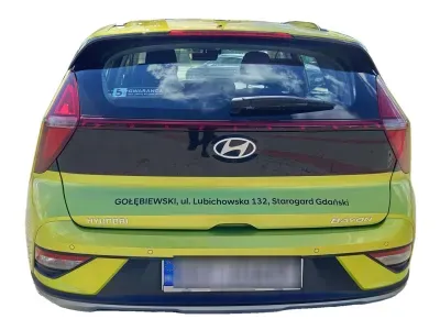ZIELONY CROSSOVER HYUNDAI BAYON z 2025 r., BENZYNA, skrzynia biegów MANUALNA 101KM, zdjęcie 11 z 13