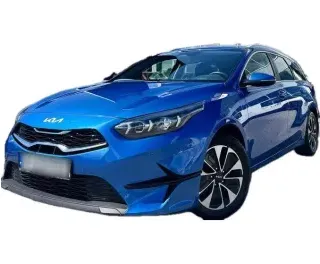 NIEBIESKI KOMBI KIA CEED z 2024 r., BENZYNA, skrzynia biegów AUTOMATYCZNA 103KM, zdjęcie główne