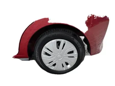 CZERWONY HATCHBACK MITSUBISHI SPACE STAR z 2022 r., BENZYNA, skrzynia biegów AUTOMATYCZNA 71KM, zdjęcie 4 z 19