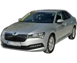 SREBRNY HATCHBACK SKODA SUPERB z 2023 r., BENZYNA, skrzynia biegów AUTOMATYCZNA 280KM, zdjęcie główne