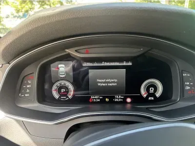 CZARNY SEDAN AUDI A6 z 2022 r., BENZYNA, skrzynia biegów AUTOMATYCZNA 265KM, zdjęcie 5 z 19