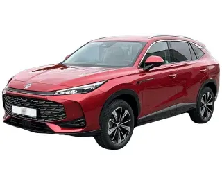CZERWONY SUV MG HS `25 HEV z 2026 r., HYBRYDA/BENZYNA, skrzynia biegów AUTOMATYCZNA 224KM, zdjęcie główne