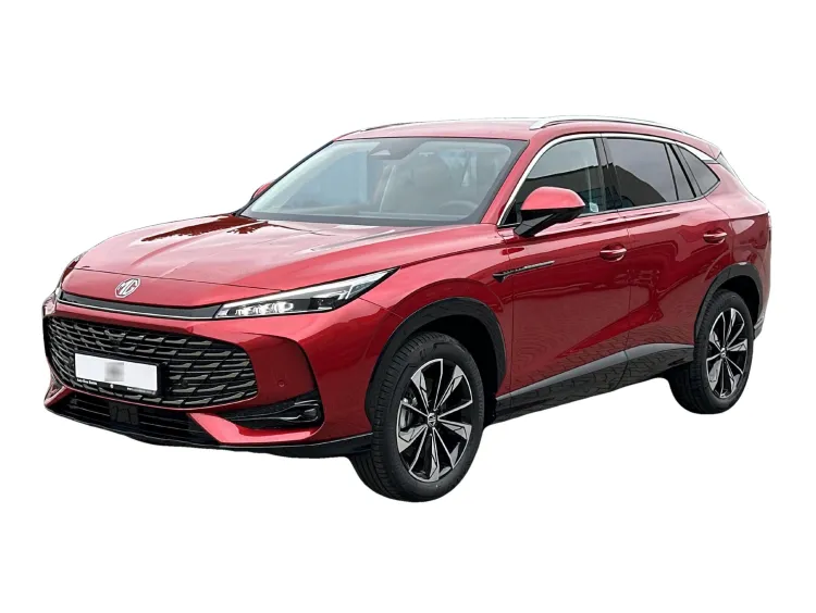 CZERWONY SUV MG HS `25 HEV z 2026 r., HYBRYDA/BENZYNA, skrzynia biegów AUTOMATYCZNA 224KM, zdjęcie główne