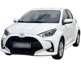 BIAŁY HATCHBACK TOYOTA YARIS z 2025 r., HYBRYDA/BENZYNA, skrzynia biegów AUTOMATYCZNA 116KM, zdjęcie główne