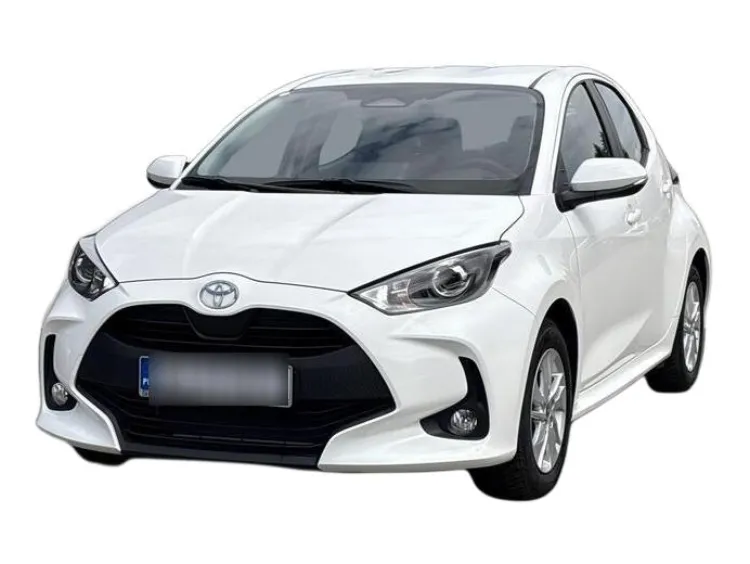 BIAŁY HATCHBACK TOYOTA YARIS z 2025 r., HYBRYDA/BENZYNA, skrzynia biegów AUTOMATYCZNA 116KM, zdjęcie główne