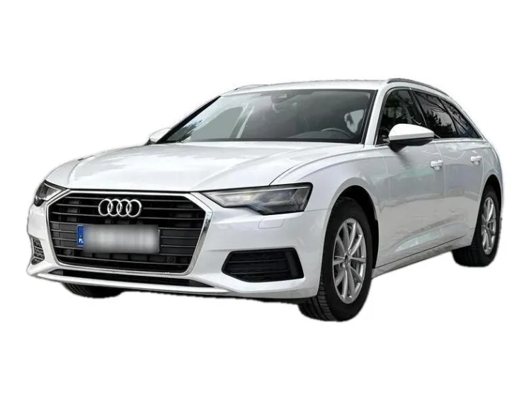BIAŁY KOMBI AUDI A6 z 2023 r., BENZYNA, skrzynia biegów AUTOMATYCZNA 265KM, zdjęcie główne
