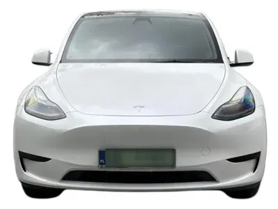 BIAŁY SUV TESLA MODEL Y z 2023 r., ELEKTRYCZNY, skrzynia biegów AUTOMATYCZNA 347KM, zdjęcie 3 z 19