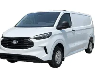 BIAŁY VAN FORD TRANSIT CUSTOM FURGON z 2025 r., DIESEL, skrzynia biegów MANUALNA 136KM, zdjęcie główne