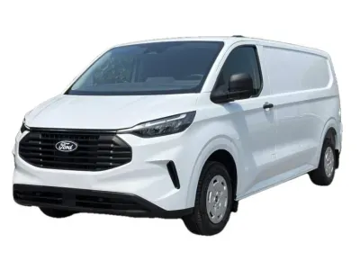 BIAŁY VAN FORD TRANSIT CUSTOM FURGON z 2025 r., DIESEL, skrzynia biegów MANUALNA 136KM, zdjęcie główne
