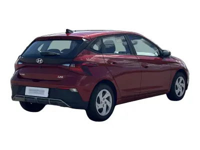 CZERWONY HATCHBACK HYUNDAI I20 z 2024 r., BENZYNA, skrzynia biegów MANUALNA 84KM, zdjęcie 4 z 8