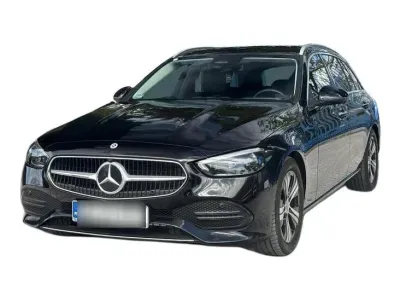 CZARNY KOMBI MERCEDES C-KLASSE-KOMBI z 2022 r., BENZYNA, skrzynia biegów AUTOMATYCZNA 190KM, zdjęcie 12 z 17