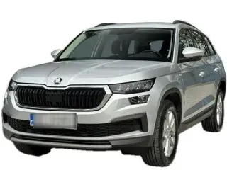 SREBRNY SUV SKODA KODIAQ z 2022 r., BENZYNA, skrzynia biegów AUTOMATYCZNA 150KM, zdjęcie główne
