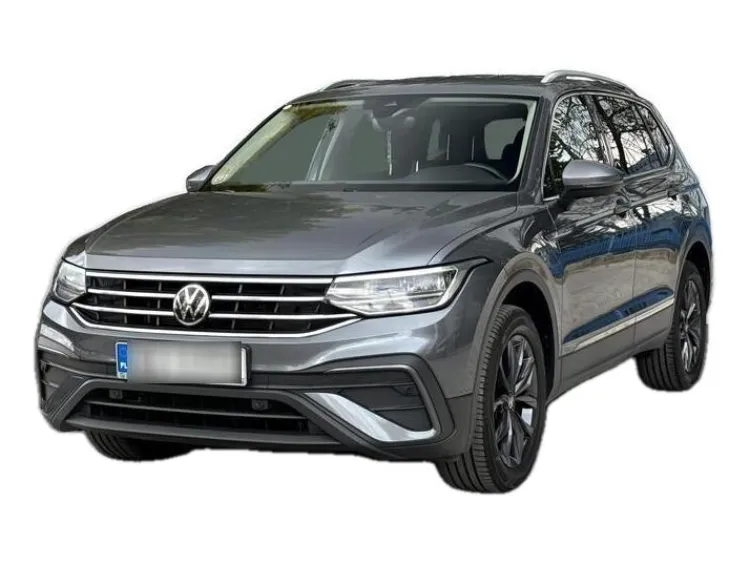 SZARY SUV VOLKSWAGEN TIGUAN ALLSPACE z 2022 r., BENZYNA, skrzynia biegów AUTOMATYCZNA 150KM, zdjęcie główne
