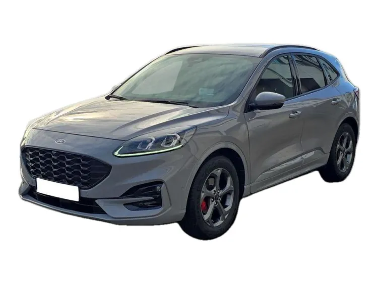SZARY SUV FORD KUGA z 2024 r., HYBRYDA/BENZYNA, skrzynia biegów AUTOMATYCZNA 112KM, zdjęcie główne