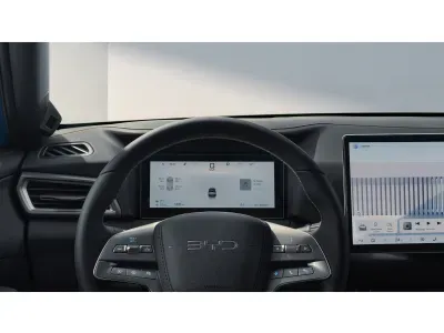NIEBIESKI HATCHBACK BYD ATTO2 DMI z 2026 r., HYBRYDA/BENZYNA, skrzynia biegów AUTOMATYCZNA 98KM, zdjęcie 2 z 7
