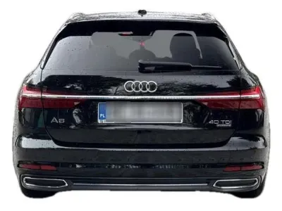 CZARNY KOMBI AUDI A6 z 2022 r., DIESEL, skrzynia biegów AUTOMATYCZNA 204KM, zdjęcie 5 z 19